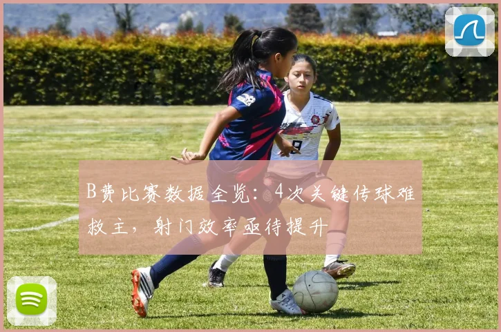 B费比赛数据全览：4次关键传球难救主，射门效率亟待提升